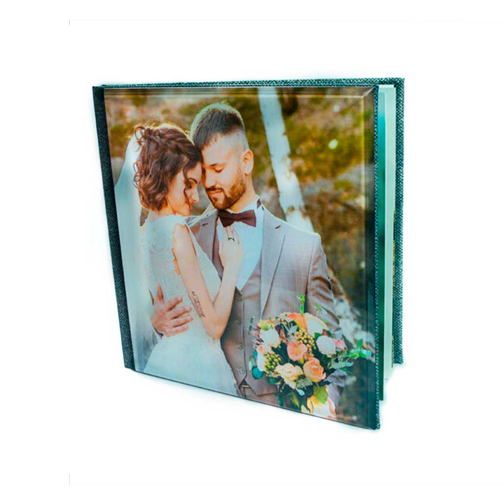 Book Eco Cuero Cristal Bisel